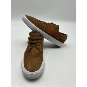 Nike Zoom Air Stefan Janoski AQ7475-204 Men’s Sz 9 BROWN SUEDE Skateboard Shoes
